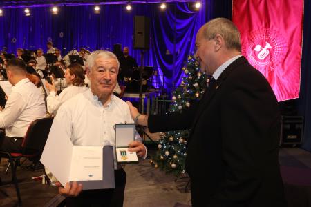STOLETJE NAVDIHA 50. božično novoletni koncert Godbe Cerknica 34 Foto Ljubo Vukelič